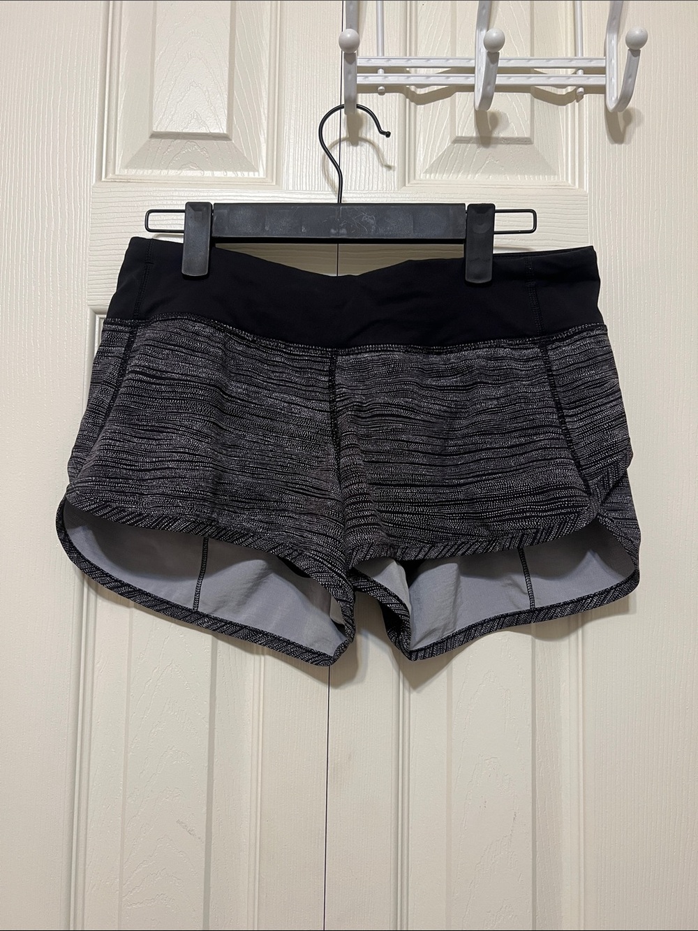 Lululemon Women’s Black & Gray Performance Running Shorts